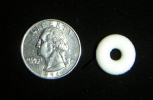 3/16" White Champion Bumper Post Ring